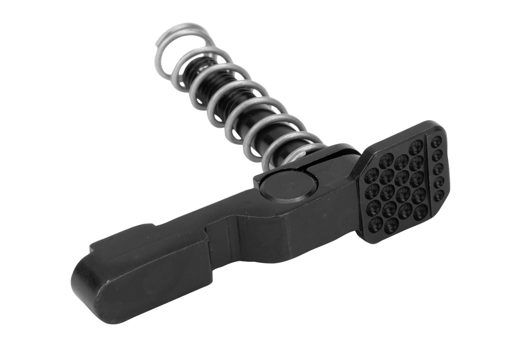 Forward Controls Design Ambidextrous AR-15 Magazine Release - Dimpled Lever - Black